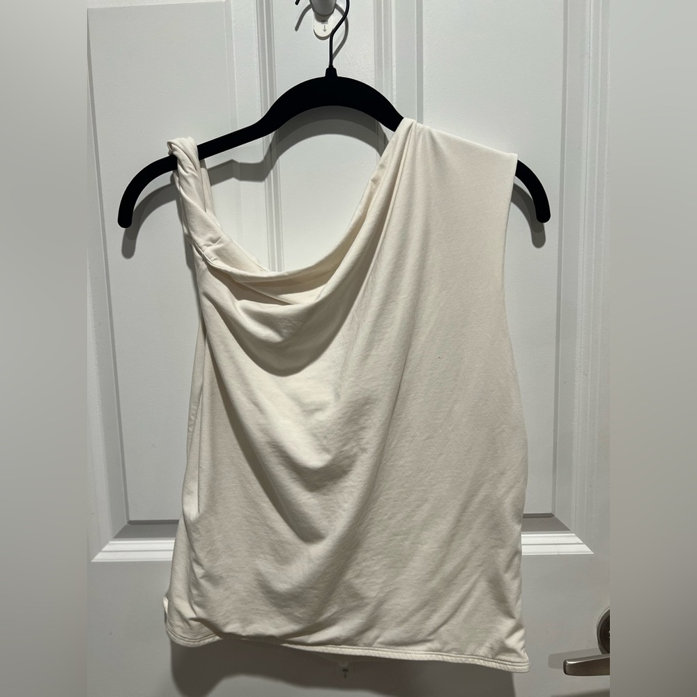 Abercrombie & Fitch Off-White Modal Top
